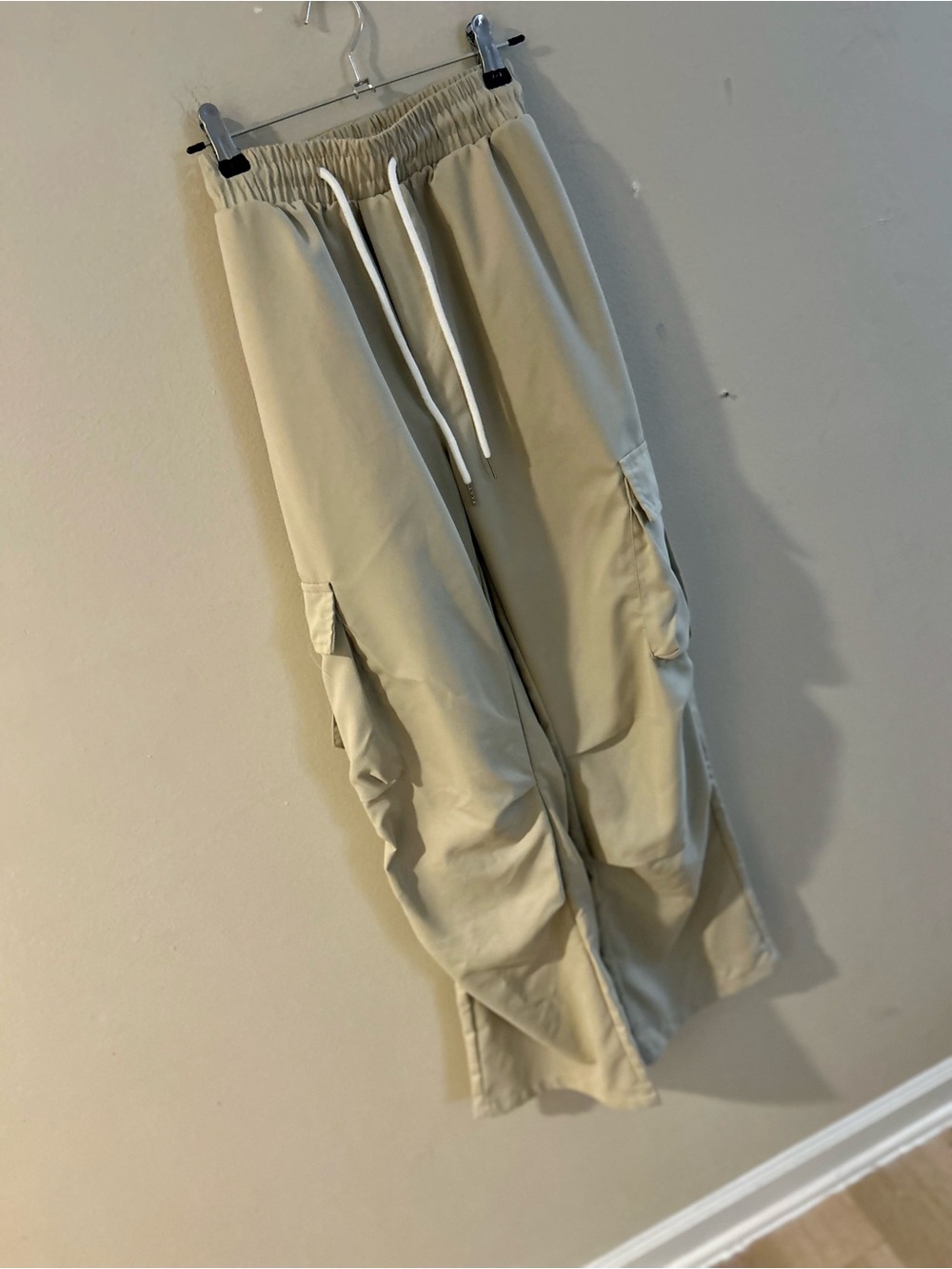 Men's Casual Cargo Jogger Pants - Beige